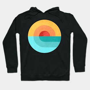 ocean sunset wave abstract Hoodie